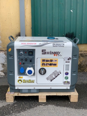 Máy Phát Điện Chạy Dầu 7Kw Shinko SK8800TN