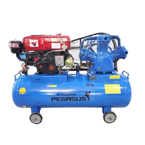Máy Nén Khí Đầu Nổ Chạy Dầu Diesel Pegasus 10Hp 330L TM-W-1.0/8-330L