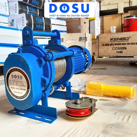Tời điện DOSU KCD1000/2000-100m 380V 400/800kg