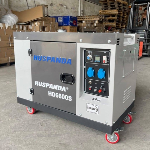 Máy Phát Điện Chạy Dầu 5Kw Huspanda HD6600S