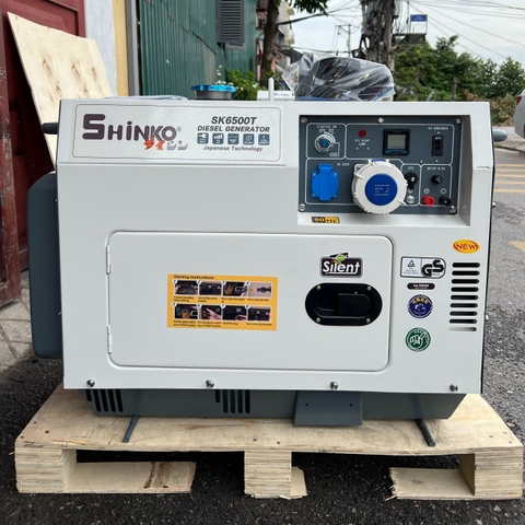 Máy Phát Điện Chạy Dầu 5Kw Shinko SK6500T