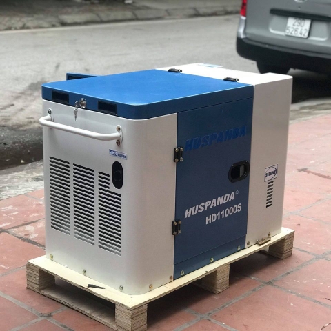 Máy Phát Điện Chạy Dầu 9Kw Huspanda HD11000S Siêu Chống Ồn