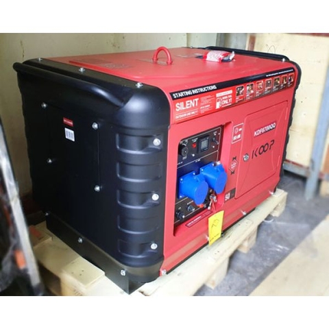 Máy Phát Điện Chạy Dầu 5Kw Koop KDF6700QQ Siêu Cách Âm