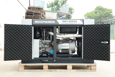 Máy Phát Điện Chạy Dầu 11Kw Huspanda HD13000S Siêu Chống Ồn