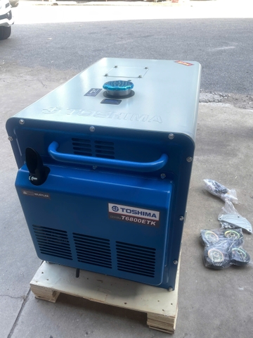 Máy Phát Điện Chạy Dầu 5Kw Toshima T6800ETK