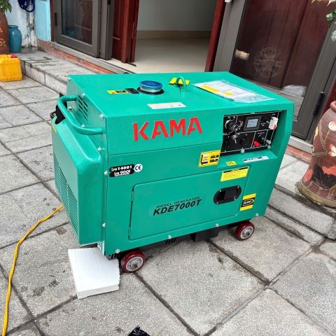 Máy Phát Điện Chạy Dầu 5Kw Kama KDE7000T