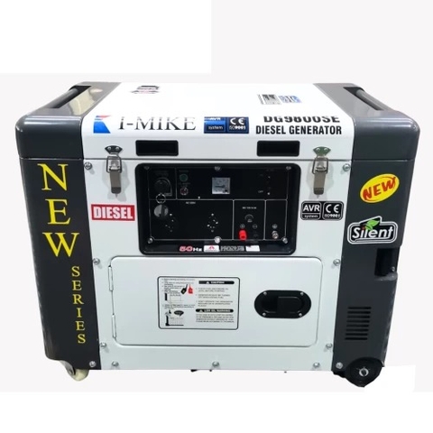 Máy Phát Điện Chạy Dầu I-Mike 6Kw DG9800SE Siêu Chống Ồn Mở Nắp Trên