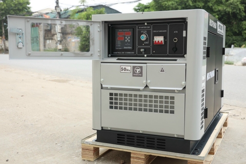 Máy Phát Điện Chạy Dầu 11Kw Huspanda HD13000S Siêu Chống Ồn