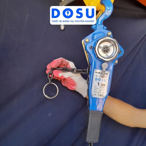 Pa lăng xích lắc tay DOSU 0.75T-1.5M 0.75 tấn 1.5m