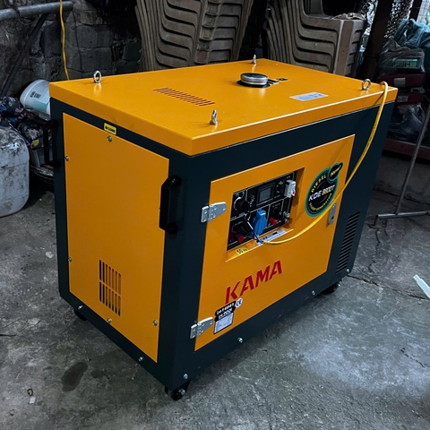 Máy Phát Điện Chạy Dầu 8Kw Kama KDE9800T Siêu Cách Âm