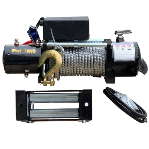 Máy tời điện ắc quy 4000LBS 12V-1800KG