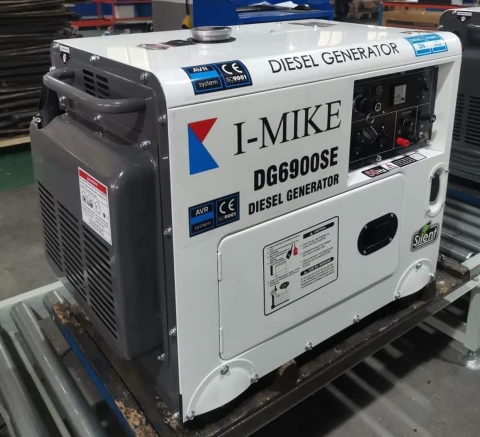 Máy Phát Điện Chạy Dầu I-Mike 5Kw DG6900SE Siêu Chống Ồn