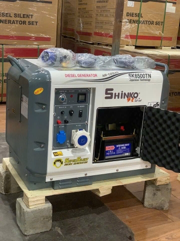 Máy Phát Điện Chạy Dầu 5Kw SHINKO SK6500TN