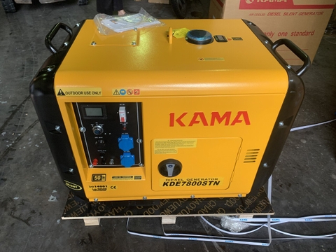 Máy Phát Điện Chạy Dầu 5.6Kw Kama KDE7800STN Siêu Cách Âm