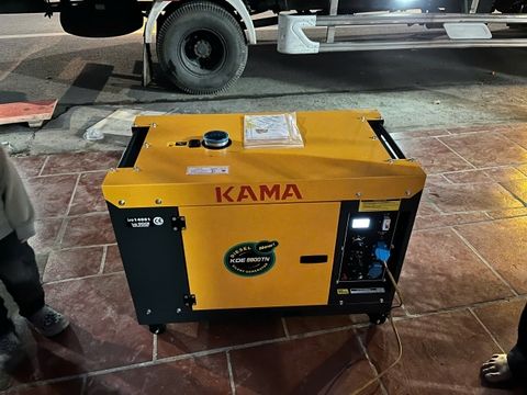 Máy Phát Điện Chạy Dầu 6Kw Kama KDE8800TN Siêu Cách Âm