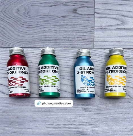 PHỤ GIA TINH DẦU THƠM CHO DÒNG XE 2 THÌ CHAI NHÔM (SPORT-XIPO-RGV-RGX-SATRIA) ĐƠN VỊ : 1 CHAI