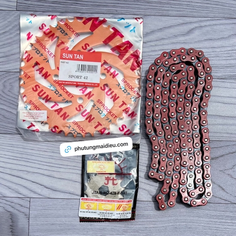 SÊN NHÔNG DĨA MÀU CAM SÊN ĐỎ (SPORT-XIPO-RGV-RGX-SATRIA)