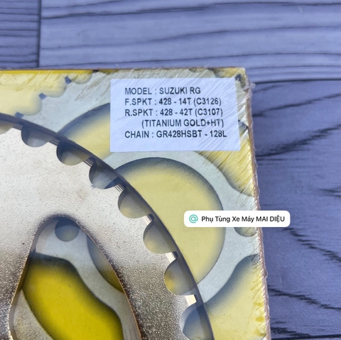 SÊN NHÔNG DĨA SSS 9li DĨA SẮT (SPORT/XIPO/RGV/RGX/SATRIA)