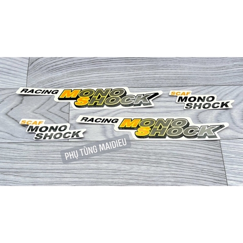 BỘ TEM GẤP 4 MIẾNG MONOSHOCK SATRIA 2000 (SPORT-XIPO-RGV-RGX-SATRIA)