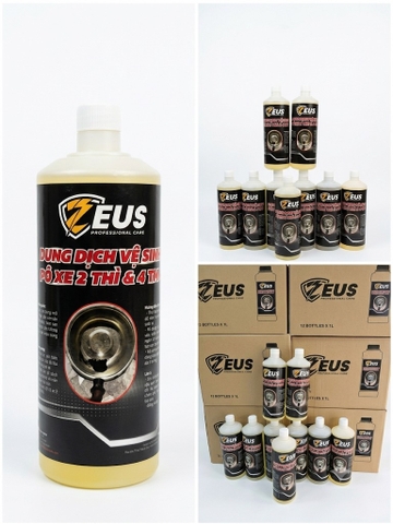 Dung Dịch Vệ Sinh – Súc Rửa Ống Pô Xe Máy 2 Thì – 4 Thì ZEUS