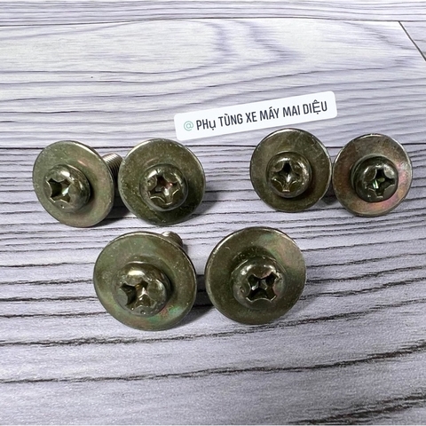 BỘ ỐC BẮT BỬNG LOẠI 2 (SPORT-XIPO-RGV-RGX-SATRIA). BỘ 6 CON