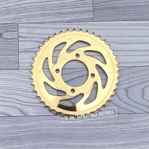 DĨA TẢI MÀU VÀNG 42 XOẮN (SPORT-XIPO-RGV-RGX-SATRIA)