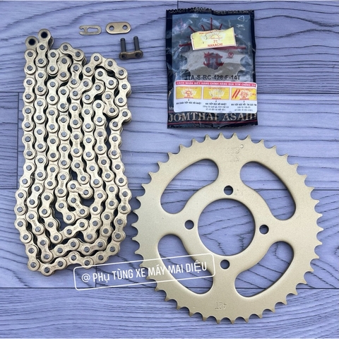 SÊN NHÔNG DĨA MÀU VÀNG DĨA VUÔNG (SPORT-XIPO-RGV-RGX-SATRIA)