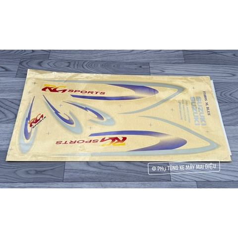 TEM SƯỜN ZIN 110CC VIỀN TÍM SPORT/XIPO/RGV