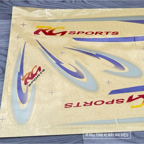 TEM SƯỜN ZIN 110CC VIỀN TÍM SPORT/XIPO/RGV