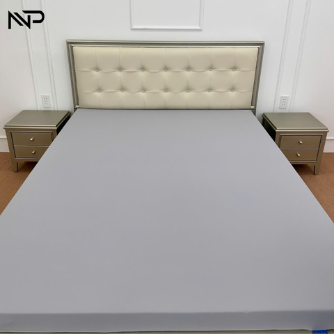 Áo Bọc Nệm 2 Mặt Có Khoá Kéo Vải Thun Lạnh Cao Cấp