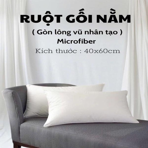 Ruột Gối Lông Vũ Nhân Tạo Microfiber Cao Cấp