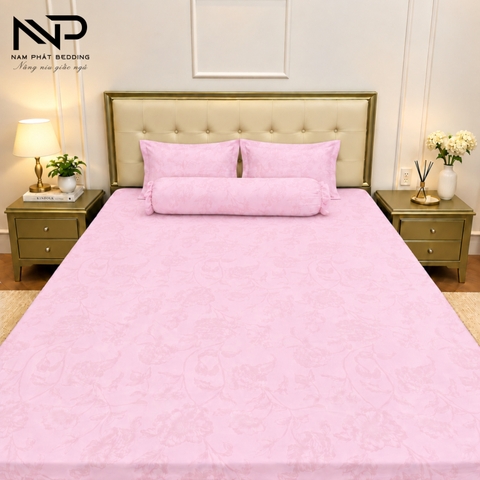 Bộ 4 Món Ga Giường Tencel Dệt Kim 80s Cao Cấp, Sang Trọng