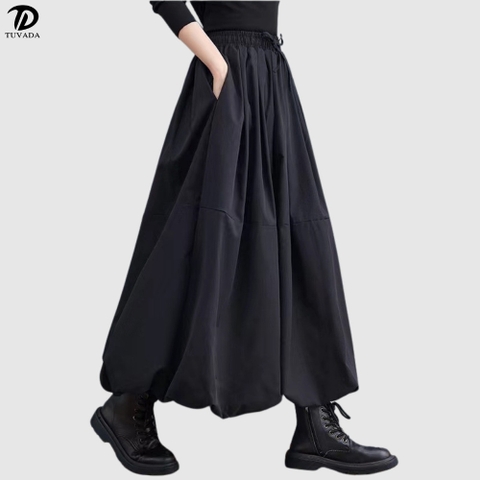 Chân váy dài dáng bí bồng bềnh có bigsize Tuvada - CVB129