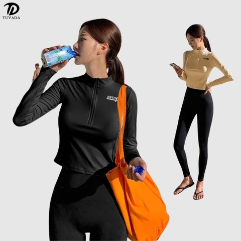 Đồ bơi nữ 2 mảnh dáng đồ lặn kín đáo hack dáng Tuvada - BDL126