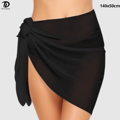 Khăn choàng bikini loại nhỏ chất liệu voan Tuvada - KCM107
