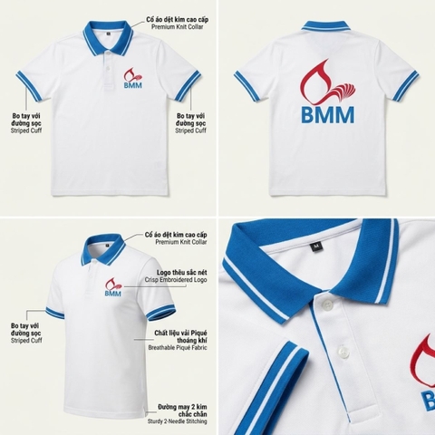 Đồng Phục Áo Thun Nam Công Ty BMM
