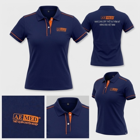 Đồng Phục Áo Thun Nữ Công Ty AEMED