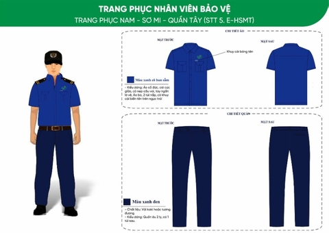 Mẫu Đồng Phục Nhân Viên Bảo Vệ Trong Bệnh Viện