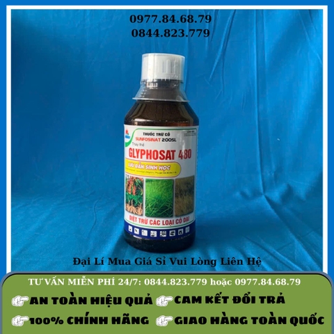 Thuốc Cỏ Glyphosate 900ml