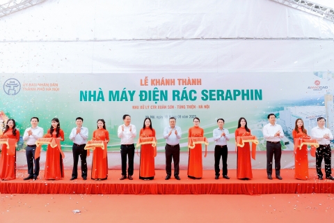Khánh thành Nhà máy điện rác Seraphin – Amaccao: Hiện đại hàng đầu Đông Nam Á