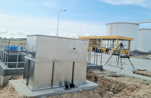 Thiết bị tách dầu (mỡ công nghiệp - OIL) otank 1050 có thiết kế và cấu tạo như thế nào?