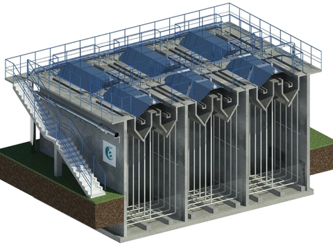 Bể xử lý nước thải sinh học hợp khối USBF