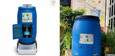 Thùng Ủ Rác Hữu Cơ 220L: Giải Pháp Xử Lý Rác Thực Phẩm Tại Chỗ Bằng Men Vi Sinh