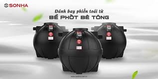 Bể tự hoại cải tiến Sơn hà 1600 lít