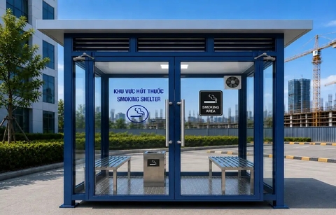 Cabin hút thuốc kiểu module 2026 (Báo giá tốt tận xưởng)