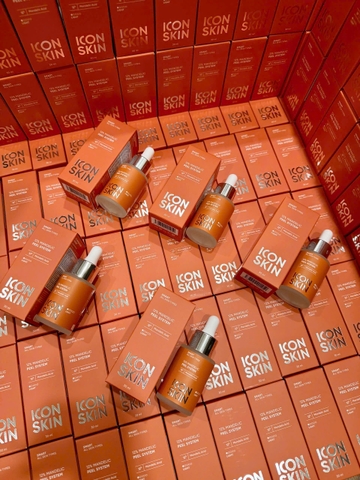 Peel  không bong căng bóng sáng da, thu nhỏ lỗ chân lông Icon Skin Mandelic 12%