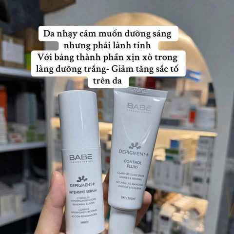 Bộ kem dưỡng sáng da babe hỗ trợ ức chế sắc tố siêu siêu lành tính