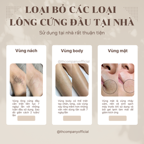 Máy Triệt Lông Mini Có Làm Lạnh Cao Cấp TH COMPANY - Bảo hành 12 tháng
