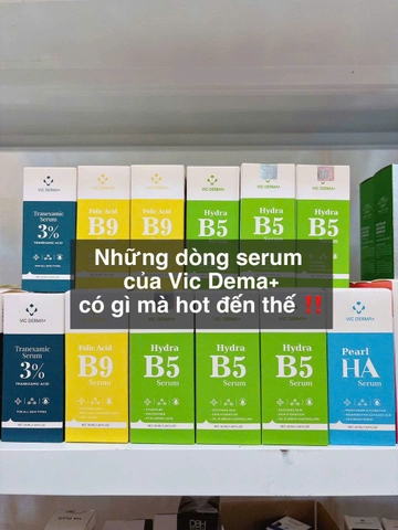 Serum B9 Vic Derma Phục Hồi, Làm Dịu Da, Chống Kích Ứng 50ml