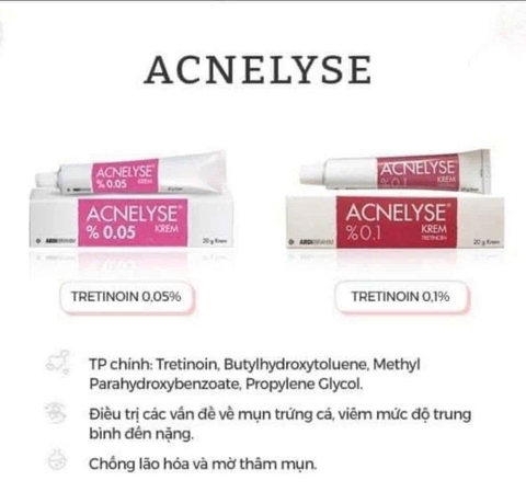 ‼️#Tretinoin 𝗔𝗖𝗡𝗘𝗟𝗬𝗦𝗘 #Tre #acnelyse Thổ Nhĩ Kì siêu hot